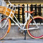 Traditional,Dutch,Bicycle,Parked,At,The,Front,In,Amsterdam,,The